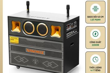 Loa Kéo Bình & Điện Nanomax Pro-215F Bass Đôi 40cm 2200w