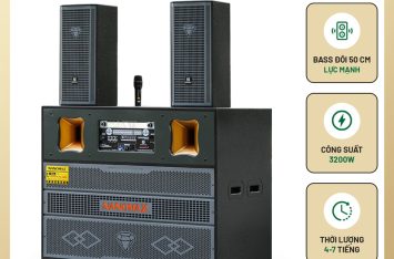 Loa Kéo Bình & Điện Nanomax Pro-500A Bass Đôi 50cm 3200w