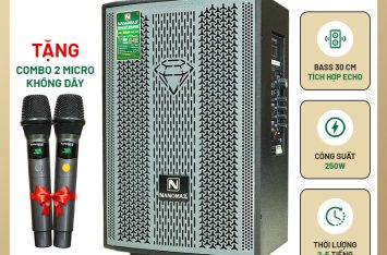 Loa Kéo Nanomax A-12 Bass 30cm 250w Karaoke Bluetooth | Loa Kẹo Kéo Nanomax | 50+ Mẫu Loa Karaoke Bluetooth Giá Tốt