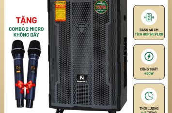 Loa Kéo Nanomax K-1200 Bass 40cm 450w Karaoke Bluetooth