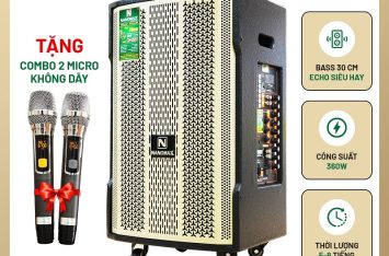 Loa Kéo Nanomax K-12X Bass 30cm 360w Karaoke Bluetooth | Loa Kẹo Kéo Nanomax | 50+ Mẫu Loa Karaoke Bluetooth Giá Tốt
