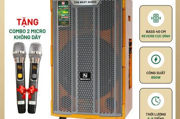 Loa Kéo Nanomax K-186 Bass 4 Tấc Công Suất 850w