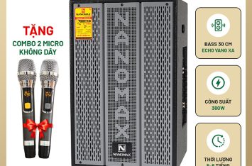 Loa Kéo Nanomax K-360 Bass 30cm 380w Karaoke Bluetooth | Loa Kẹo Kéo Nanomax | 50+ Mẫu Loa Karaoke Bluetooth Giá Tốt