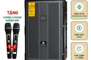 Loa Kéo Nanomax NK-15H3 600w Bass 40cm Karaoke Bluetooth