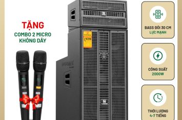 Loa Kéo Nanomax Pro-12D Bass Đôi 30cm 2000w | Loa Kẹo Kéo Nanomax | 50+ Mẫu Loa Karaoke Bluetooth Giá Tốt