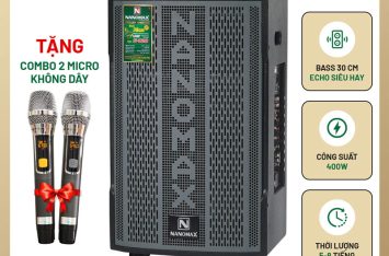 Loa Kéo Nanomax S-820 Bass 30cm 400w Karaoke Bluetooth | Loa Kẹo Kéo Nanomax | 50+ Mẫu Loa Karaoke Bluetooth Giá Tốt
