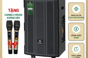 Loa Kéo Nanomax SK-1201 Bass 30cm 420w Karaoke Bluetooth