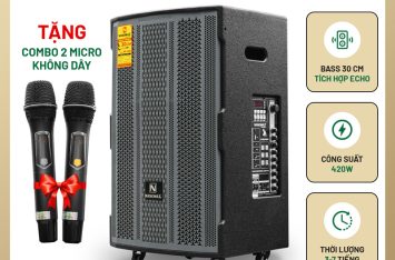 Loa Kéo Nanomax SK-1201 Bass 30cm 420w Karaoke Bluetooth
