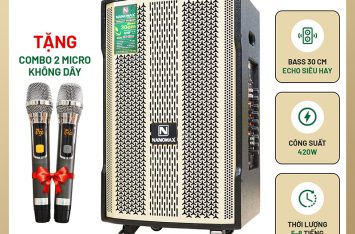 Loa Kéo Nanomax SK-12X2 Bass 30cm 420w Karaoke Bluetooth | Loa Kẹo Kéo Nanomax | 50+ Mẫu Loa Karaoke Bluetooth Giá Tốt