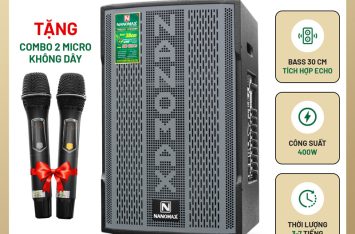 Loa Kéo Nanomax SK-12X5 Bass 30cm 400w Karaoke Bluetooth
