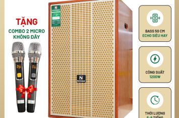 Loa Kéo Nanomax SK-18G8 Bass 50cm 1200w Karaoke Bluetooth | Loa Kẹo Kéo Nanomax | 50+ Mẫu Loa Karaoke Bluetooth Giá Tốt