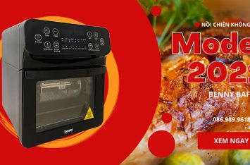 Nồi Chiên Không Dầu Benny BAF-160, Black, 16 Lít, 1700W, Rapid Air