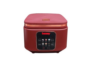 Nồi cơm 1,2l điện tử BENNY BR-12EL Đỏ Mận