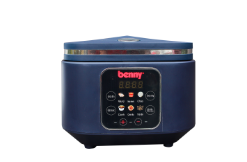 Nồi cơm 1,2l điện tử BENNY BR-12EL Xanh Thẫm