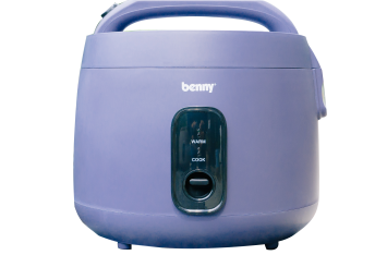 Nồi cơm điện Benny BR-18POB ,1.8L , Màu Tím , Vỏ ABS Chống Bám Vân Tay