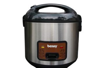 Nồi Cơm Điện Benny BR-30SV, Inox/Black, 1200W, 3 Lít