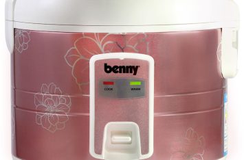 Nồi Cơm Điện Benny BR-MVN12, 1.2 Lít, 500W, Hoa Văn Thẩm Mỹ Cao